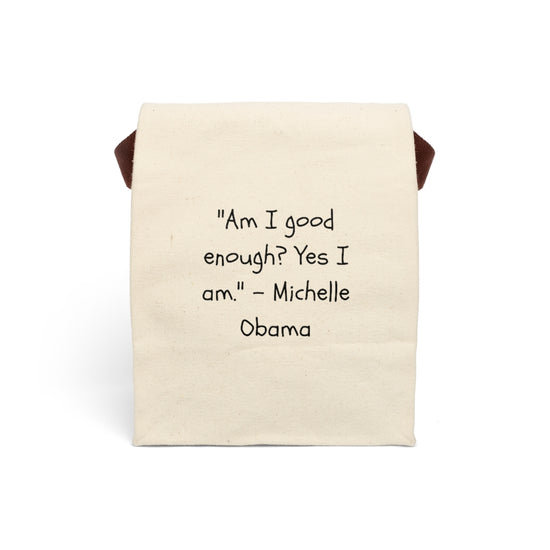 Canvas Lunch Bag (Obama Quote)