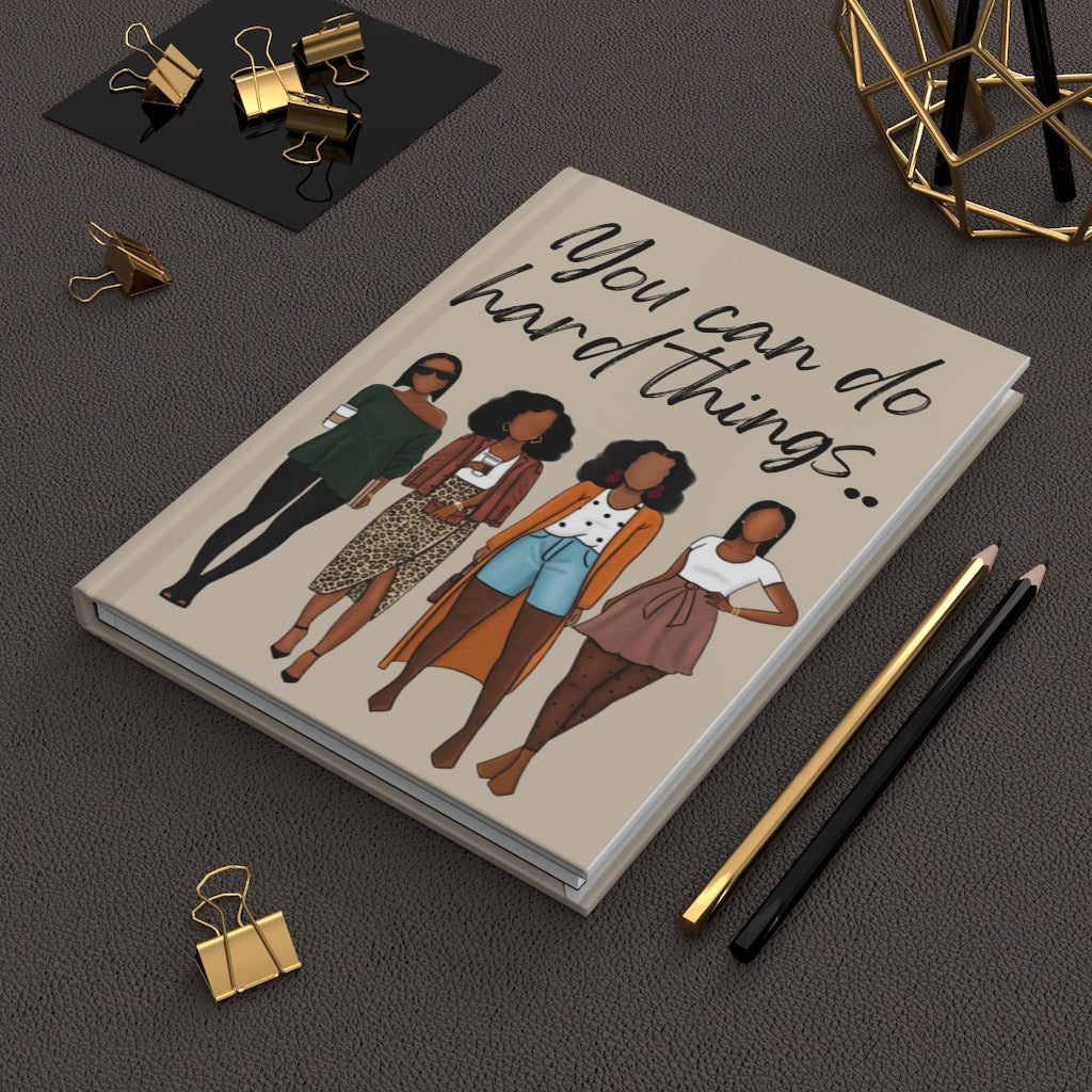 Pretty Little Planner melanin hardcover journal.