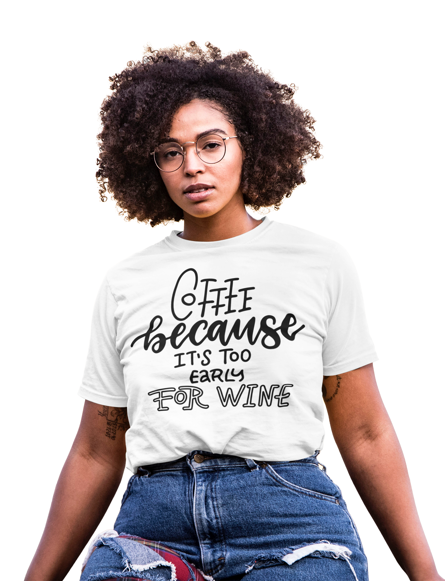 Coffee and wine t-shirt.