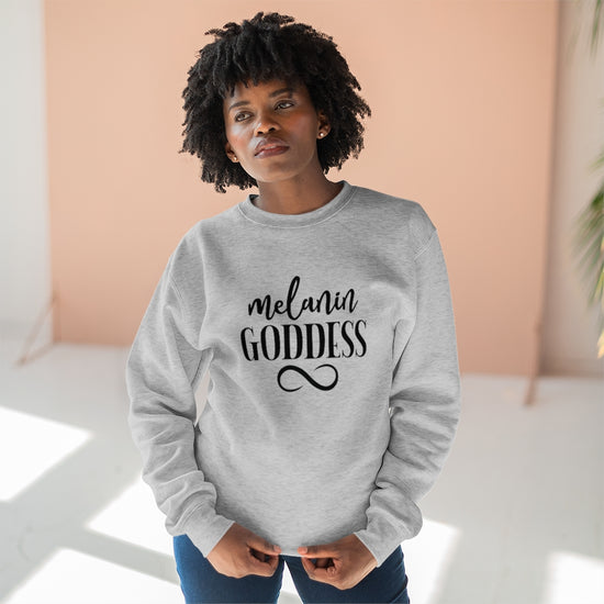 Melanin Goddess Premium Crewneck Sweatshirt