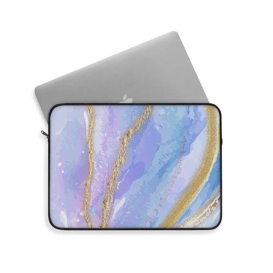 Purple Marble Laptop Sleeve