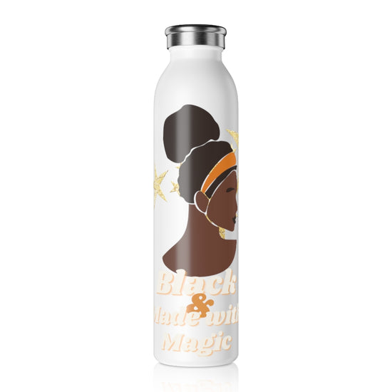 Black Girl Magic Slim Water Bottle