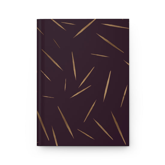 Burgundy Gold Hardcover Journal