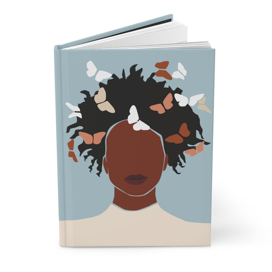 Black Butterfly Hardcover Journal