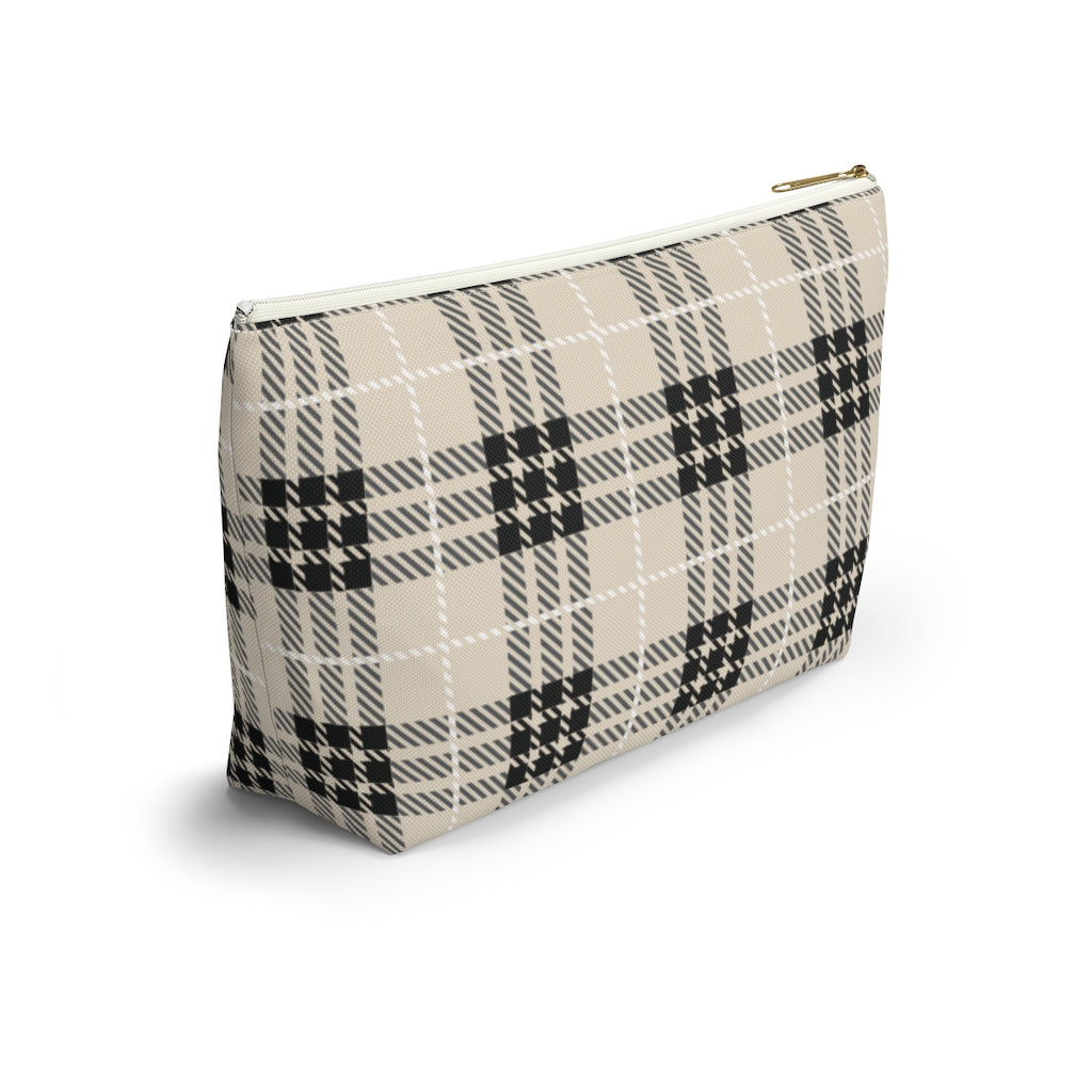 Black/Tan Mini Plaid Purse