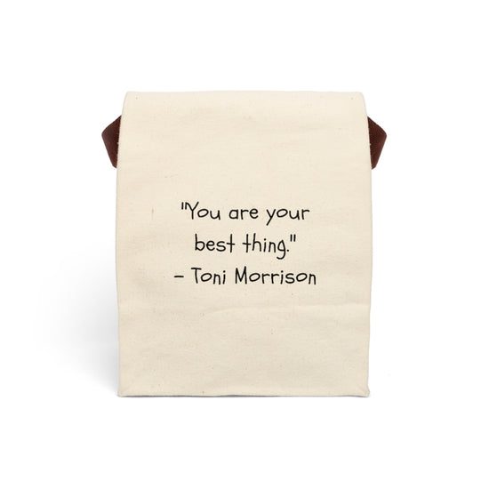 Canvas Lunch Bag (Morrison Quote)