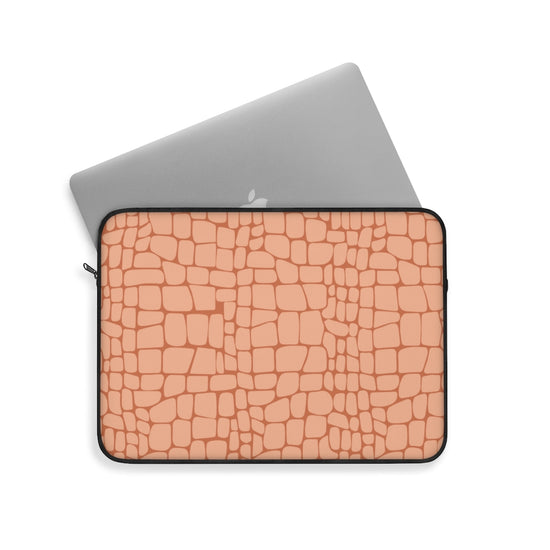 Croc Print Laptop Sleeve