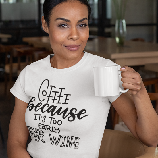 Coffee and Wine Slim Fit Tee